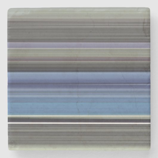 Abstrakte Nummer 1: blau und grau Steinuntersetzer (Vorderseite)