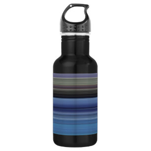 Abstrakte Nummer 1: blau und grau Trinkflasche