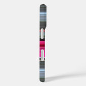 Abstrakte Nummer 1: Getreide und Grau Case-Mate iPhone Hülle (Rückseite / Rechts)