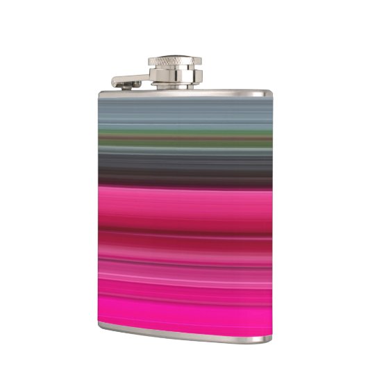 Abstrakte Nummer 1: Getreide und Grau Flachmann (Links)