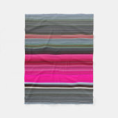 Abstrakte Nummer 1: Getreide und Grau Fleecedecke (Vorderseite)