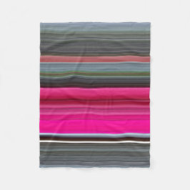 Abstrakte Nummer 1: Getreide und Grau Fleecedecke