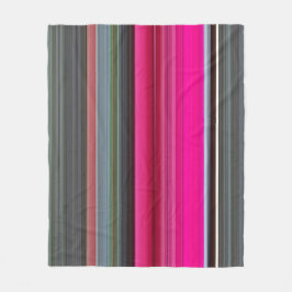 Abstrakte Nummer 1: Getreide und Grau Fleecedecke