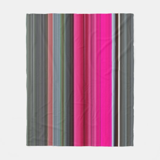 Abstrakte Nummer 1: Getreide und Grau Fleecedecke (Vorderseite)