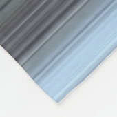 Abstrakte Nummer 1: Getreide und Grau Fleecedecke (Ecke)