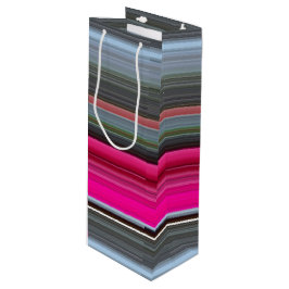 Abstrakte Nummer 1: Getreide und Grau Geschenktüte Für Weinflaschen