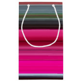 Abstrakte Nummer 1: Getreide und Grau Kleine Geschenktüte (Rückseite)