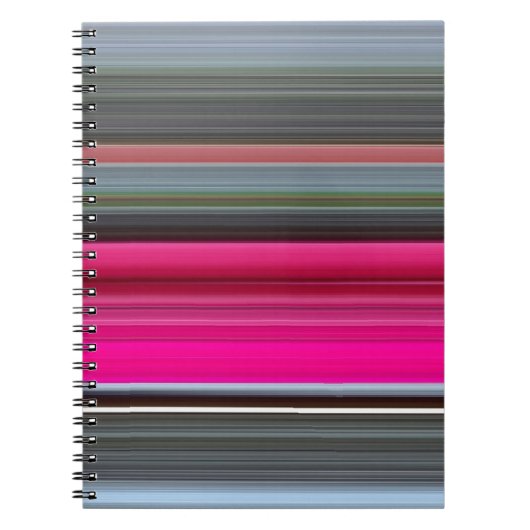 Abstrakte Nummer 1: Getreide und Grau Notizblock (Vorderseite)