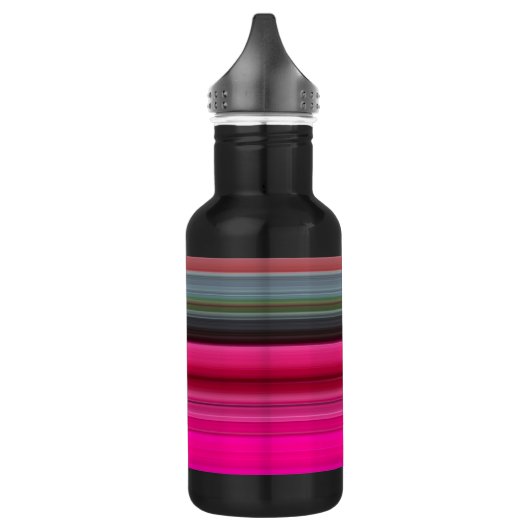 Abstrakte Nummer 1: Getreide und Grau Trinkflasche (Links)