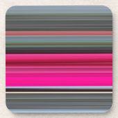 Abstrakte Nummer 1: Getreide und Grau Untersetzer (Vorderseite)