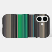 Abstrakte Nummer 1: grün und grau Case-Mate iPhone Hülle (Rückseite (Horizontal))