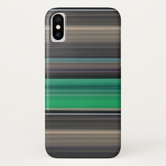 Abstrakte Nummer 1: grün und grau Case-Mate iPhone Hülle (Rückseite)