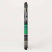 Abstrakte Nummer 1: grün und grau Case-Mate iPhone Hülle (Hinten/Links)