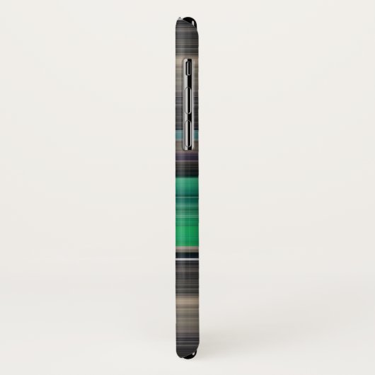 Abstrakte Nummer 1: grün und grau Case-Mate iPhone Hülle (Hinten/Links)