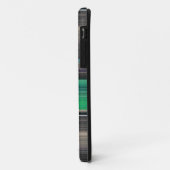 Abstrakte Nummer 1: grün und grau Case-Mate iPhone Hülle (Hinten/Links)