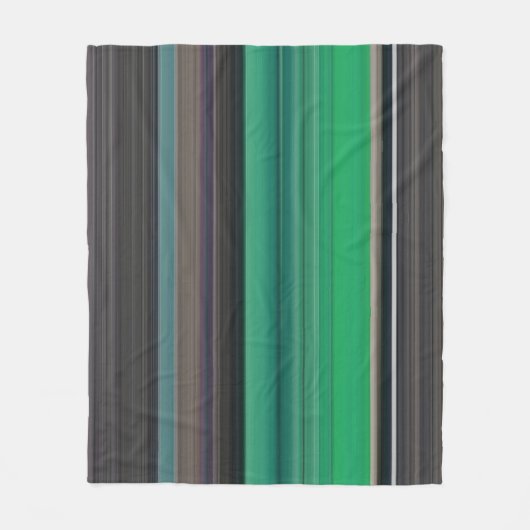 Abstrakte Nummer 1: grün und grau Fleecedecke (Vorderseite)