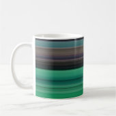 Abstrakte Nummer 1: grün und grau Kaffeetasse (Links)