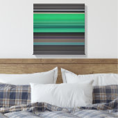 Abstrakte Nummer 1: grün und grau Leinwanddruck (Insitu (Schlafzimmer))