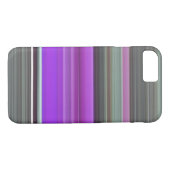 Abstrakte Nummer 1: Lila und grau Case-Mate iPhone Hülle (Rückseite (Horizontal))