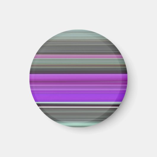 Abstrakte Nummer 1: Lila und grau Magnet (Vorne)
