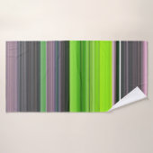 Abstrakte Nummer 1: Limon und grau Badehandtuch (Badehandtuch)