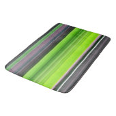 Abstrakte Nummer 1: Limon und grau Badematte (Schrägansicht)
