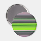 Abstrakte Nummer 1: Limon und grau Magnet (Vorderseite/Rückseite)