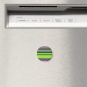 Abstrakte Nummer 1: Limon und grau Magnet (In Situ (Geschirrspüler))
