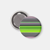 Abstrakte Nummer 1: Limon und grau Magnet (Vorderseite/Rückseite)