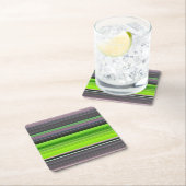 Abstrakte Nummer 1: Limon und grau Rechteckiger Pappuntersetzer (Vor Ort)