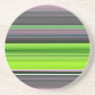 Abstrakte Nummer 1: Limon und grau Sandstein Untersetzer