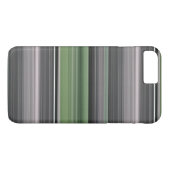 Abstrakte Nummer 1: Olive green und grau Case-Mate iPhone Hülle (Rückseite (Horizontal))