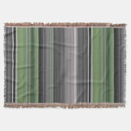 Abstrakte Nummer 1: Olive green und grau Decke