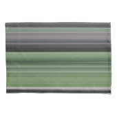 Abstrakte Nummer 1: Olive green und grau Kissenbezug (Vorderseite)