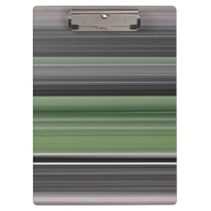 Abstrakte Nummer 1: Olive green und grau Klemmbrett
