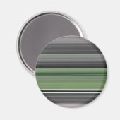 Abstrakte Nummer 1: Olive green und grau Magnet (Vorderseite/Rückseite)