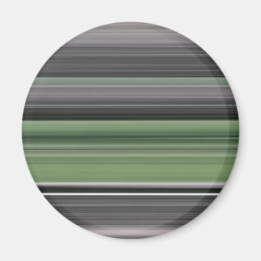 Abstrakte Nummer 1: Olive green und grau Magnet (Vorne)