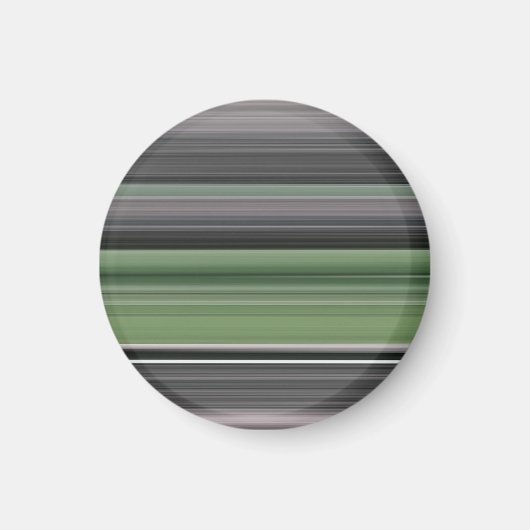 Abstrakte Nummer 1: Olive green und grau Magnet (Vorne)