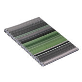 Abstrakte Nummer 1: Olive green und grau Notizblock (Rechte Seite)