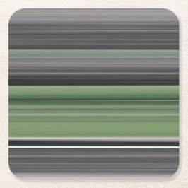 Abstrakte Nummer 1: Olive green und grau Rechteckiger Pappuntersetzer