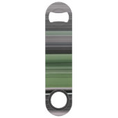 Abstrakte Nummer 1: Olive green und grau Speed Flaschenöffner (Vorderseite)