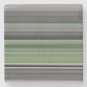 Abstrakte Nummer 1: Olive green und grau Steinuntersetzer