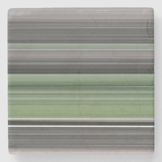 Abstrakte Nummer 1: Olive green und grau Steinuntersetzer (Vorderseite)
