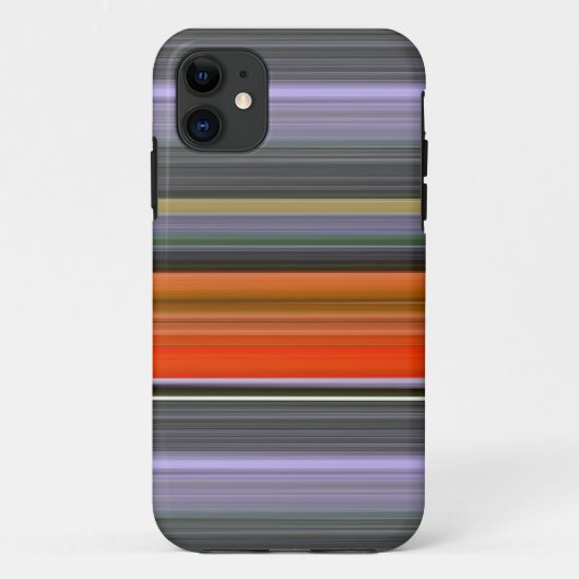 Abstrakte Nummer 1: Orange und Grau Case-Mate iPhone Hülle (Rückseite)