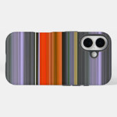 Abstrakte Nummer 1: Orange und Grau Case-Mate iPhone Hülle (Rückseite (Horizontal))