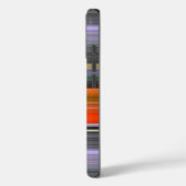 Abstrakte Nummer 1: Orange und Grau Case-Mate iPhone Hülle (Rückseite / Links)