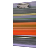 Abstrakte Nummer 1: Orange und Grau Klemmbrett (Links)