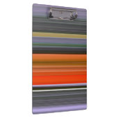 Abstrakte Nummer 1: Orange und Grau Klemmbrett (Rechts)