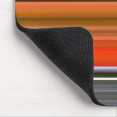 Abstrakte Nummer 1: Orange und Grau Mousepad (Ecke)