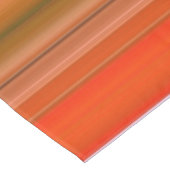 Abstrakte Nummer 1: Orange und Grau Tischdecke (Schrägansicht)